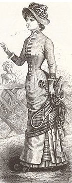 Теннисный костюм, 1881 г.